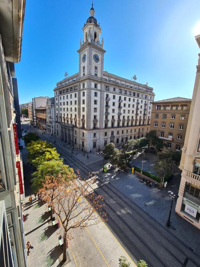 Dos Torres Atico Duplex - Centrico Con Vistas A La Ciudad Appartement Zaragoza Buitenkant foto